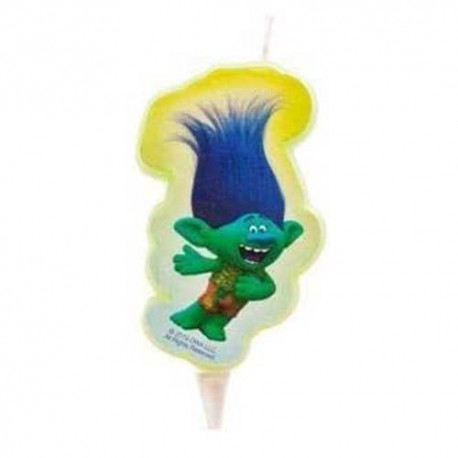 Vela Trolls Azul 2D