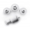 Cortantes com Ejector Flor Cj.3