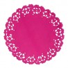 Naperons Cor de Rosa 11cm - Cj.50