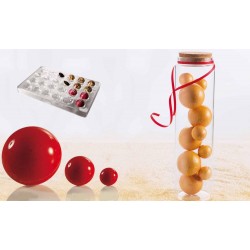 Molde Policarbonato Meia Esfera Md Chocolate