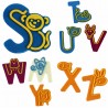 Molde para Chocolate Letras (S a Z)