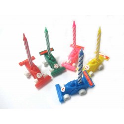 Carros Corrida + Velas Cj.5