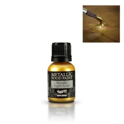 Corante Alimentar Liquido Metalizado Dourado Claro 25ml