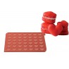 Forma Silicone Macarons Coração Silikomart