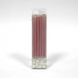 Velas Rosa 10cm - Cj.12 