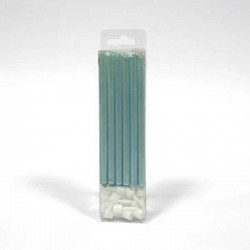 Velas Azuis 10cm - Cj.12