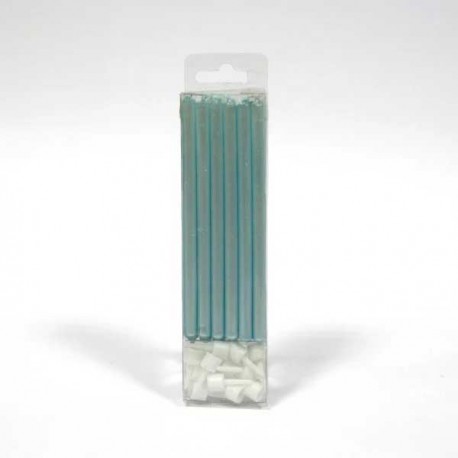 Velas Azuis 10cm - Cj.12