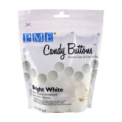 Candy Buttons Brancos Brilhante (Chocolate Pastilha) 340g