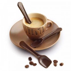 Molde Silicone Chocolate Colher