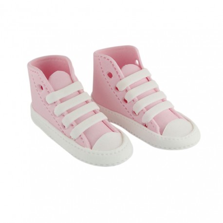 Sapatilhas Comestiveis Rosa Decoração