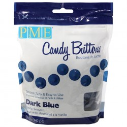 Candy Buttons Azul Escuro (Chocolate Pastilha) 340g