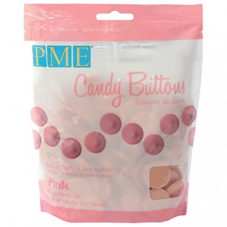 Candy Buttons Cor de Rosa (Chocolate Pastilha) 340g