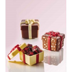Molde Polietileno Presente Chocolate Cj.2