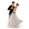 Topo de Bolo Noivos Casamento a Dançar 20cm