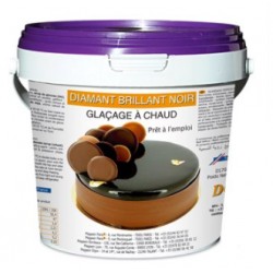Glaçagem Brilhante Preta 1Kg