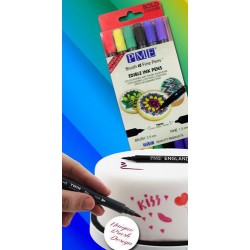 Canetas Duplas Tinta Comestível Cj.6 Pme