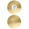 Base Espelhada Dourada 25,4cm Cj.3 Pme