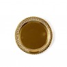 Prato Rendado Dourado 30cm