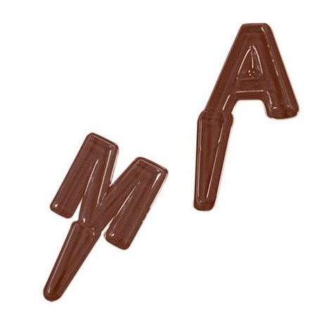 Molde Termoformado Letras Chocolate