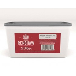 Pasta de Modelagem/Flores Branco 2x500g (1kg) Renshaw