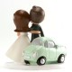 Noivos Carro " Just Married" 12cm