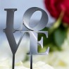 Topo de Bolo Love Preto