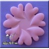Molde Silicone Cupcake Topper Corações