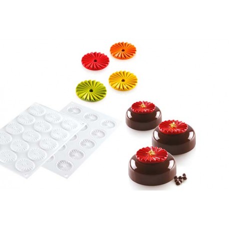 Molde Silicone Plissé 7 Silikomart