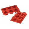 Molde Silicone Saravin Coração (59mm) Silikomart