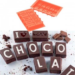 Molde Silicone " I Love Chocolate " Silikomart