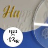 Carimbo Marcador Acrílico "Feliz Dia Pai"