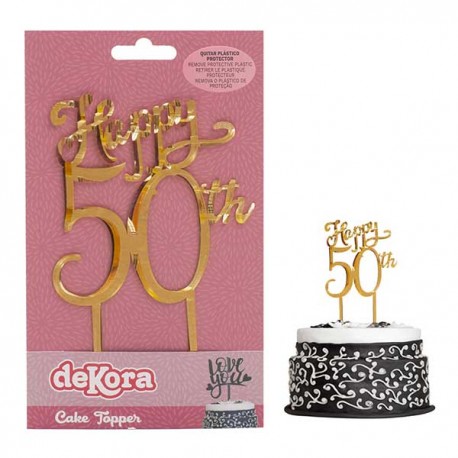 Topo de Bolo 50 Anos | Cake Topper