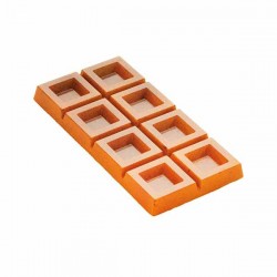 Molde Policarbonato Tablete Chocolate | Iconics - Block
