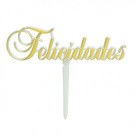 Topo de Bolo Felicidades