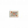 Placa Chocolate Amor