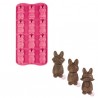 Molde Silicone Coelhos