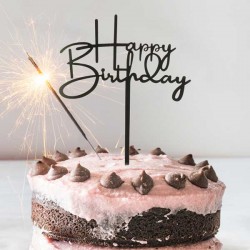 opo de Bolo | Cake Topper Happy Birthday