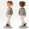 Menino Comunhão 15cm | Topo de Bolo
