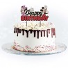 Topo de Bolo Mickey & Minnie Happy Birthday