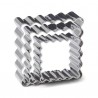 Cortantes Inox Quadrado Frizado Cj.3