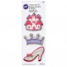 Cortante Bolacha Princesa Cj.3 Wilton