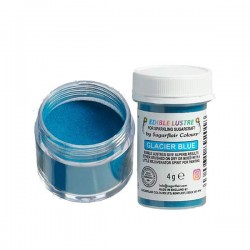 Corante Brilho Azul | Sugarflair Edible Lustre Glacier Blue