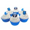 Decorações Açúcar| Cupcake Toppers Ravenclaw Harry Potter