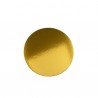 Disco Fino Redondo Dourado 18cm
