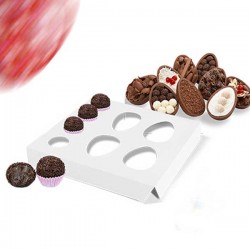 Base Mini Ovos Colher + Brigadeiros | Meio Ovo Chocolate