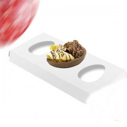Base Mini Ovos Colher | Meio Ovo Chocolate