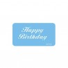 Stencil "Happy Birthday" Pme Cake