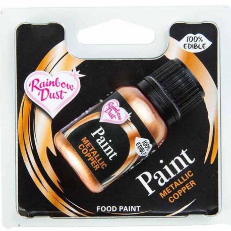 Corante Liquido Metalizado Cobre 25ml Rainbow Dust