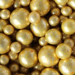 Sprinkles Perolas Metalizadas Douradas 90g