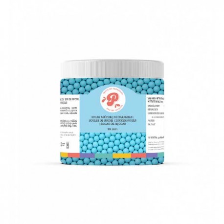 Sprinkles Perolas Azul Pastel 10mm 150g